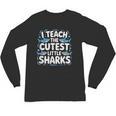 I Teach The Cutest Little Sharks Teacher School Unisex Long Sleeve T-Shirt, trending gift I Teach The Cutest Little Sharks Teacher School Unisex Long Sleeve T-Shirt, trending gift