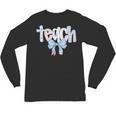 Teach Teacher Coquette Bow Pencil Back To School First Day Unisex Long Sleeve T-Shirt, trending gift Teach Teacher Coquette Bow Pencil Back To School First Day Unisex Long Sleeve T-Shirt, trending gift