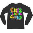 This Teacher 80s 90s Teachers's Day Glows Last Day Of School Unisex Long Sleeve T-Shirt, trending gift
