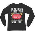Teacher Assistant Teaching School Ninja Appreciation Unisex Long Sleeve T-Shirt, trending gift Teacher Assistant Teaching School Ninja Appreciation Unisex Long Sleeve T-Shirt, trending gift