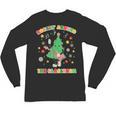 Teacher Christmas Shirts Pajama Matching Rockin' Around The Classroom -Adult Short Sleeve Small Modern Festive Christmas Teacher Xmas Vibes T-Shirt Unisex Long Sleeve T-Shirt, trending gift