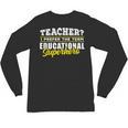 Teacher Educational Superhero School Teachers Unisex Long Sleeve T-Shirt, trending gift