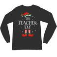 The Teacher Elf Christmas Family Matching Group Xmas Unisex Long Sleeve T-Shirt, trending gift