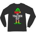 Teacher Elf Matching Family Christmas Women Men Unisex Long Sleeve T-Shirt, trending gift