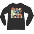 Teacher Halloween Cute Booooks Ghost Read More Books Unisex Long Sleeve T-Shirt, trending gift Teacher Halloween Cute Booooks Ghost Read More Books Unisex Long Sleeve T-Shirt, trending gift
