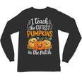Teacher Halloween Pre-K Teacher Kindergarten Cutest Pumpkins Unisex Long Sleeve T-Shirt, trending gift