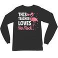 This Teacher Loves Her Flock Teaching Flamingo Girl Unisex Long Sleeve T-Shirt, trending gift This Teacher Loves Her Flock Teaching Flamingo Girl Unisex Long Sleeve T-Shirt, trending gift