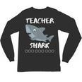 Teacher Shark Shirt Christmas Idea For Him Her Unisex Long Sleeve T-Shirt, trending gift