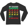 My Teacher Survived 67 Days Of Me School Kids Costume Unisex Long Sleeve T-Shirt, trending gift My Teacher Survived 67 Days Of Me School Kids Costume Unisex Long Sleeve T-Shirt, trending gift