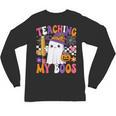 Teaching My Boos Ghost Teacher Cute Pencil Halloween Teacher Unisex Long Sleeve T-Shirt, trending gift
