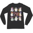 Teaching My Boos Teacher Cute Ghost Groovy Teacher Halloween Unisex Long Sleeve T-Shirt, trending gift Teaching My Boos Teacher Cute Ghost Groovy Teacher Halloween Unisex Long Sleeve T-Shirt, trending gift