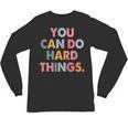 Test Day Teacher You Can Do Hard Things Women Kids Unisex Long Sleeve T-Shirt, trending gift
