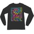 Tie Dye 2nd Grade Typography Team Second Grade Teacher Unisex Long Sleeve T-Shirt, trending gift Tie Dye 2nd Grade Typography Team Second Grade Teacher Unisex Long Sleeve T-Shirt, trending gift