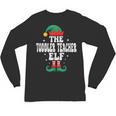 The Toddler Teacher Elf Christmas Matching Family Unisex Long Sleeve T-Shirt, trending gift The Toddler Teacher Elf Christmas Matching Family Unisex Long Sleeve T-Shirt, trending gift