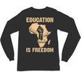 History Education Is Freedom African Map Black Teacher Unisex Long Sleeve T-Shirt, trending gift History Education Is Freedom African Map Black Teacher Unisex Long Sleeve T-Shirt, trending gift