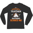 History Teacher School Shirt Halloween Educator Men Women Kids Unisex Long Sleeve T-Shirt, trending gift