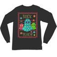 Trick Or Teach Neon Ghost Flower Teacher Spooky Halloween Unisex Long Sleeve T-Shirt, trending gift