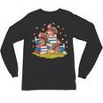 Turkey Reading Books Fall Season Thanksgiving Teacher Book Unisex Long Sleeve T-Shirt, trending gift Turkey Reading Books Fall Season Thanksgiving Teacher Book Unisex Long Sleeve T-Shirt, trending gift