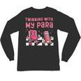 Twinning With My Para Teacher Matching Paraprofessional 70s For Men Women Unisex Long Sleeve T-Shirt, trending gift Twinning With My Para Teacher Matching Paraprofessional 70s For Men Women Unisex Long Sleeve T-Shirt, trending gift