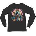 Twinning With My Teacher Bestie Rainbow Matching Teachers Unisex Long Sleeve T-Shirt, trending gift