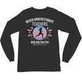 Never Underestimate Teachers Who Runs For Fun Unisex Long Sleeve T-Shirt, trending gift Never Underestimate Teachers Who Runs For Fun Unisex Long Sleeve T-Shirt, trending gift