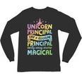 Unicorn Principal Back To School Teacher Appreciation Unisex Long Sleeve T-Shirt, trending gift