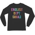 Vintage ENGLISH DEPT SQUAD Back To School Teacher Student Unisex Long Sleeve T-Shirt, trending gift