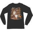 Vintage Ghost Book Reading Pumpkin Gothic Halloween Teachers Unisex Long Sleeve T-Shirt, trending gift Vintage Ghost Book Reading Pumpkin Gothic Halloween Teachers Unisex Long Sleeve T-Shirt, trending gift
