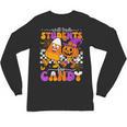 Will Trade Students For Candy Teacher Halloween Unisex Long Sleeve T-Shirt, trending gift Will Trade Students For Candy Teacher Halloween Unisex Long Sleeve T-Shirt, trending gift