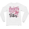 4th Fourth Grade Vibes Back To School Coquette Teacher Girl Unisex Long Sleeve T-Shirt, trending gift