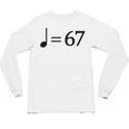 67 Music Meme Slang Musician Kids Music Teacher Unisex Long Sleeve T-Shirt, trending gift