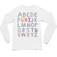 Back To School Kindergarten Alphabet ABC Teacher Women Kids Unisex Long Sleeve T-Shirt, trending gift Back To School Kindergarten Alphabet ABC Teacher Women Kids Unisex Long Sleeve T-Shirt, trending gift