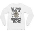 You Cannot Scare Me I'm A Middle School Teacher Halloween Unisex Long Sleeve T-Shirt, trending gift You Cannot Scare Me I'm A Middle School Teacher Halloween Unisex Long Sleeve T-Shirt, trending gift