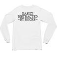 Easily Distracted By Rocks Rock Lover Geology Teacher Unisex Long Sleeve T-Shirt, trending gift