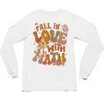 Fall In Love With Science Math Teacher Fall Thanksgiving Unisex Long Sleeve T-Shirt, trending gift