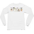 Ghosts Reading Books Library Halloween Teacher Men Women Kid Unisex Long Sleeve T-Shirt, trending gift