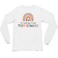 Good Day To Teach Tiny Humans Rainbow Teacher Unisex Long Sleeve T-Shirt, trending gift