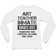 Halloween Art Teacher Prisoner Costume Unisex Long Sleeve T-Shirt, trending gift Halloween Art Teacher Prisoner Costume Unisex Long Sleeve T-Shirt, trending gift