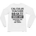Halloween Calculus Teacher Prisoner Costume Unisex Long Sleeve T-Shirt, trending gift Halloween Calculus Teacher Prisoner Costume Unisex Long Sleeve T-Shirt, trending gift