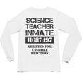 Halloween Science Teacher Prisoner Costume Unisex Long Sleeve T-Shirt, trending gift Halloween Science Teacher Prisoner Costume Unisex Long Sleeve T-Shirt, trending gift