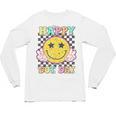 Happy Dot Day Hippie Flowers Smile Face Groovy Teacher Kids Unisex Long Sleeve T-Shirt, trending gift Happy Dot Day Hippie Flowers Smile Face Groovy Teacher Kids Unisex Long Sleeve T-Shirt, trending gift