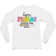 Happy Friyay Teacher School Friday Weekend Vibes Unisex Long Sleeve T-Shirt, trending gift Happy Friyay Teacher School Friday Weekend Vibes Unisex Long Sleeve T-Shirt, trending gift