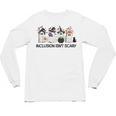 Inclusion Isn't Scary Boo Ghost Halloween Sped Teacher Unisex Long Sleeve T-Shirt, trending gift