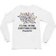 It's Fine I'm Fine Christmas Lights Teacher Xmas Unisex Long Sleeve T-Shirt, trending gift