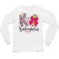 K Is For Kindergarten Teacher Coquette Bow Back To School Unisex Long Sleeve T-Shirt, trending gift K Is For Kindergarten Teacher Coquette Bow Back To School Unisex Long Sleeve T-Shirt, trending gift