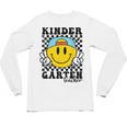 Kindergarten Teacher Hippie Smile Face Back School Unisex Long Sleeve T-Shirt, trending gift Kindergarten Teacher Hippie Smile Face Back School Unisex Long Sleeve T-Shirt, trending gift