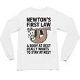 Newtons First Law Physics Jokes Science Teacher Unisex Long Sleeve T-Shirt, trending gift Newtons First Law Physics Jokes Science Teacher Unisex Long Sleeve T-Shirt, trending gift