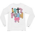 Lets Read Reading Teacher Back To School Literacy Pencil Bow Unisex Long Sleeve T-Shirt, trending gift
