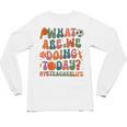 Retro PE Teacher What Are We Doing Today School Coach Women Unisex Long Sleeve T-Shirt, trending gift Retro PE Teacher What Are We Doing Today School Coach Women Unisex Long Sleeve T-Shirt, trending gift