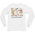 Silly Goose Spooky Teacher Halloween Cute Goosebumps Unisex Long Sleeve T-Shirt, trending gift
